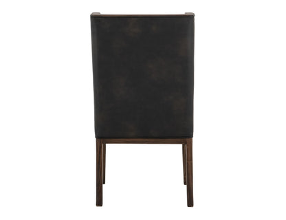 Walnut - Upholstered Chair (Set of 2) - Brown/Black
