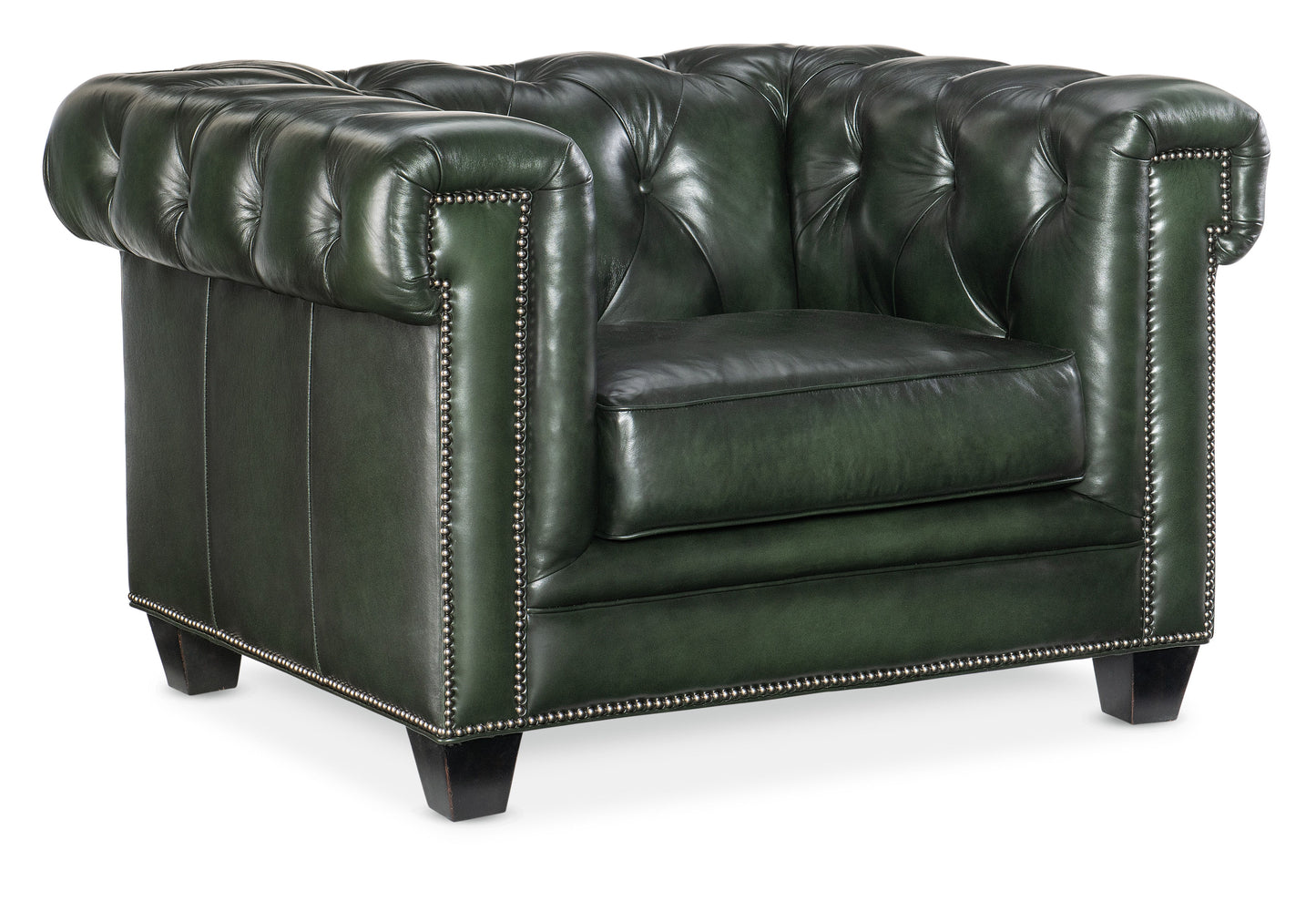 SS - Charleston Tufted Chair - Dark Green