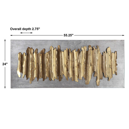 Lev - Metal Wall Decor - Gold