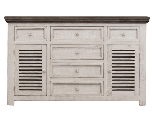 Stone - Buffet - Antiqued Ivory / Weathered Gray