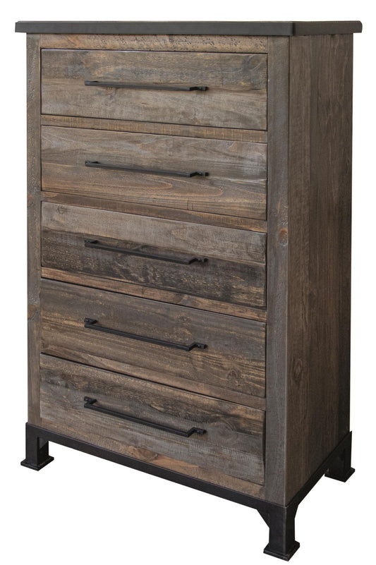 Antique - Chest - Gray / Brown