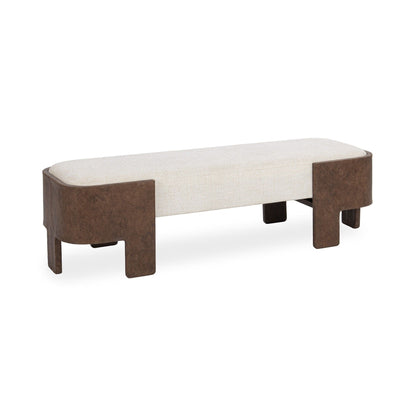 Janya - Accent Bench - Oat Cream