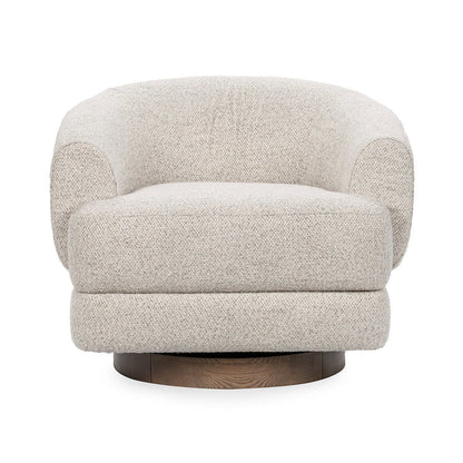Chassia - Swivel Accent Chair - Pearl Silver