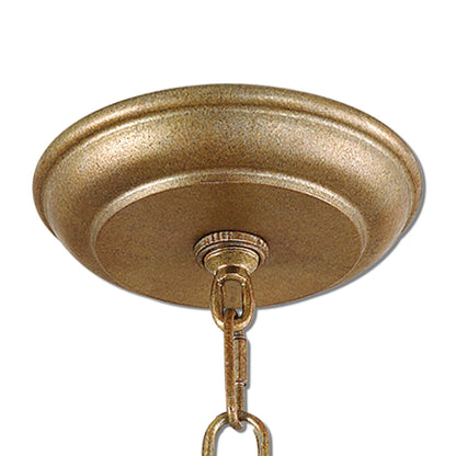 Alenya - 6 Light Shade Chandelier - Gold