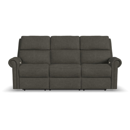 Bernard - Power Reclining Sofa With Console, Power Headrest, & Lumbar