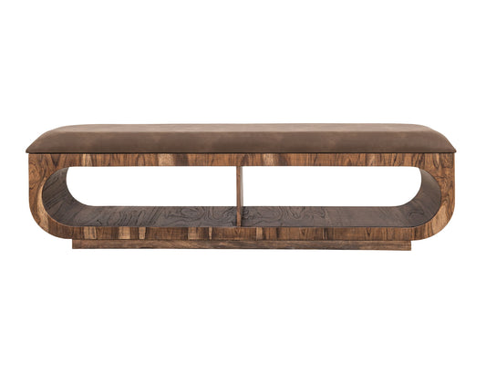 Balam - Upholstered Bench - Light Brown