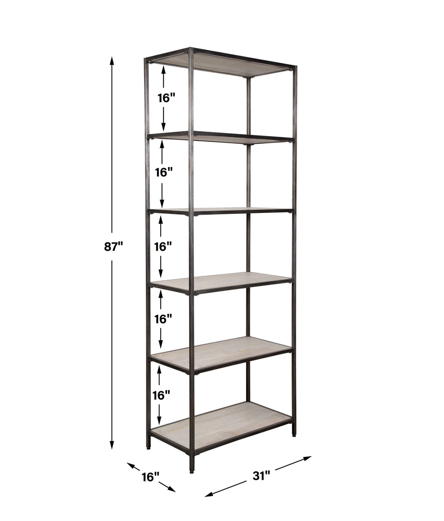 Baldwin - Industrial Etagere - Black