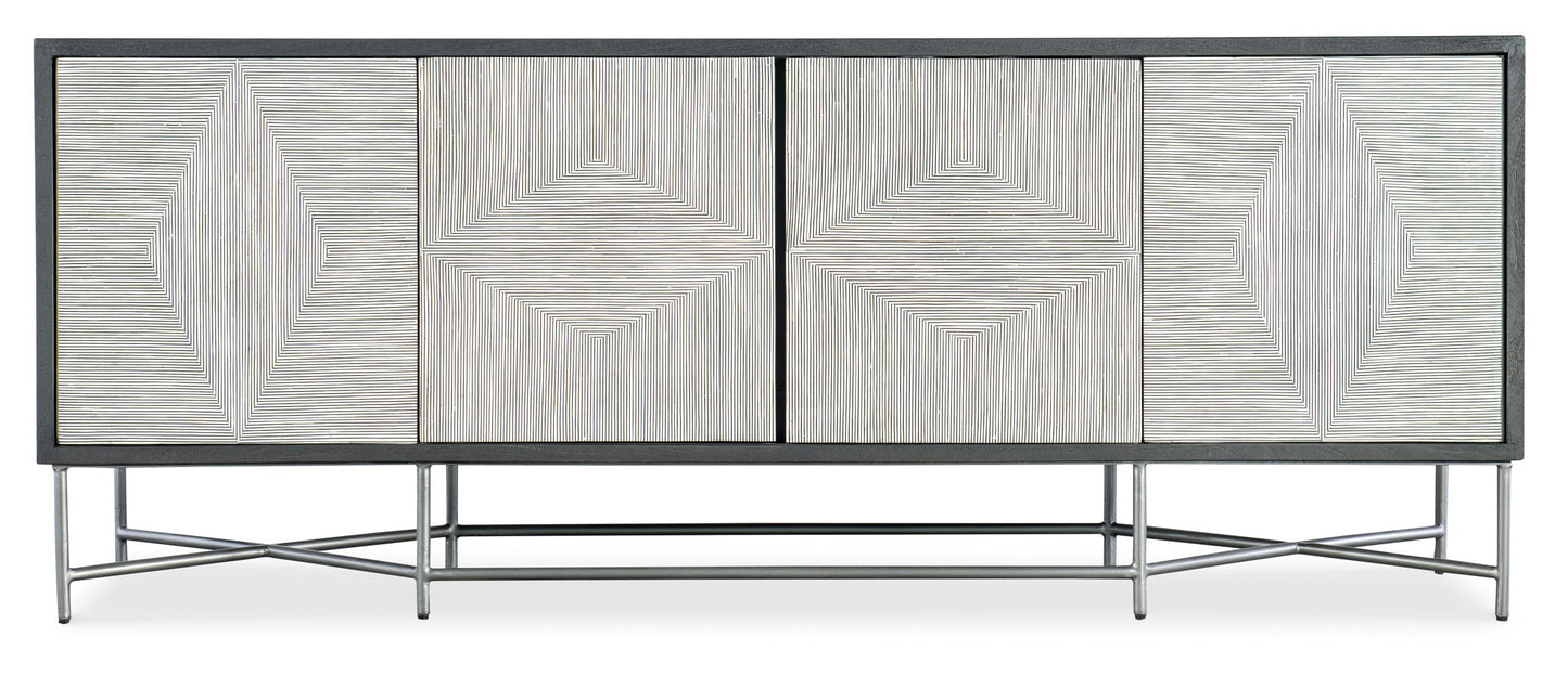 Commerce And Market - Fine Lines Credenza - Dark Gray