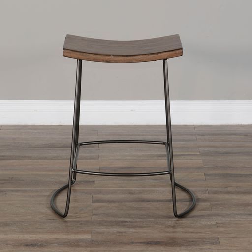 Doe Valley - Bar Stool With Wood Seat