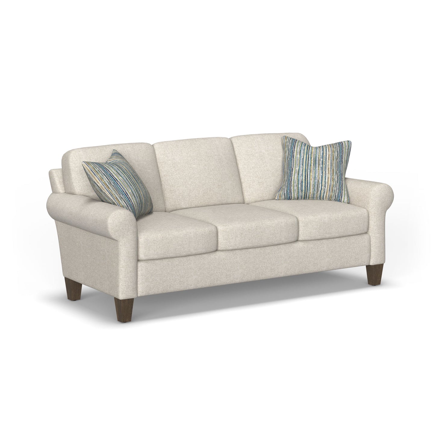 Moxy - Fabric Sofa, Curved Sock Arms