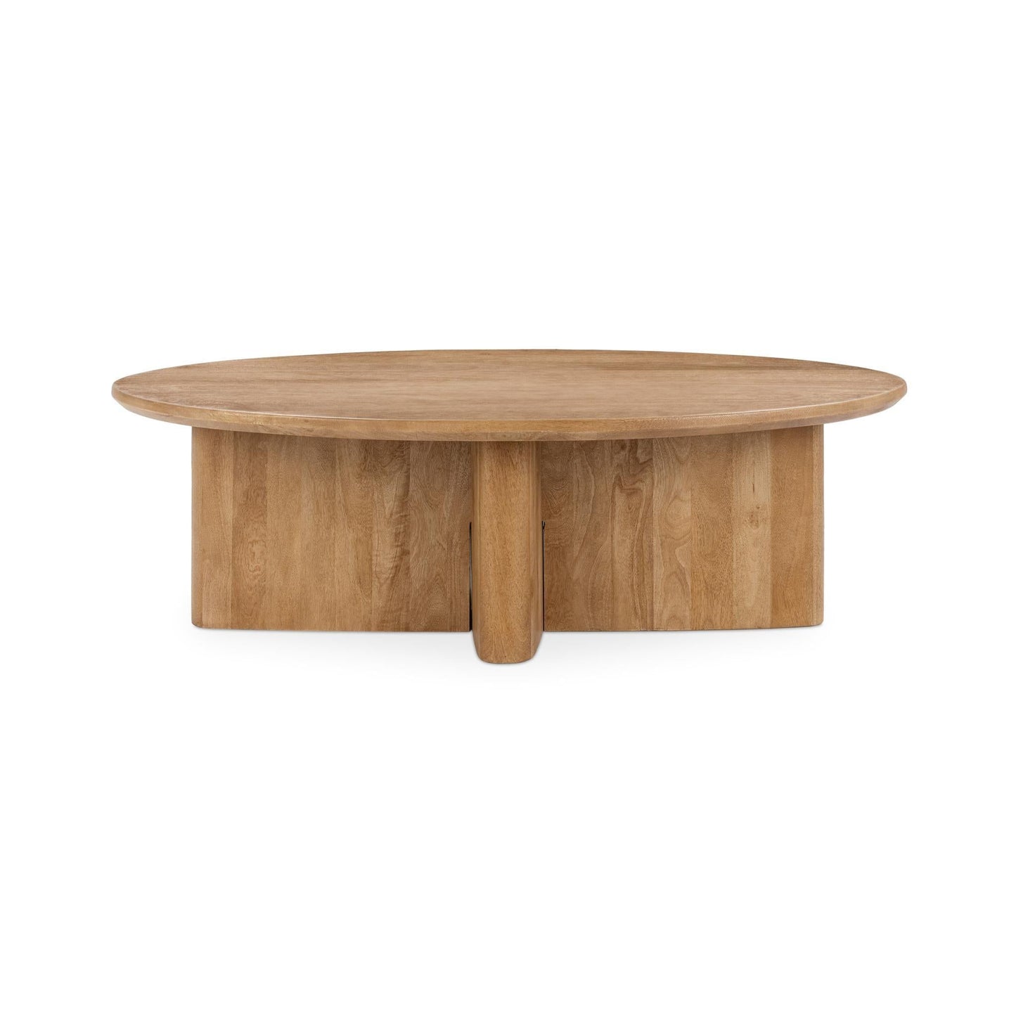 Montego - Oval Coffee Table - Natural Maple