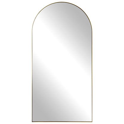 Crosley - Arch Mirror - Antique Brass