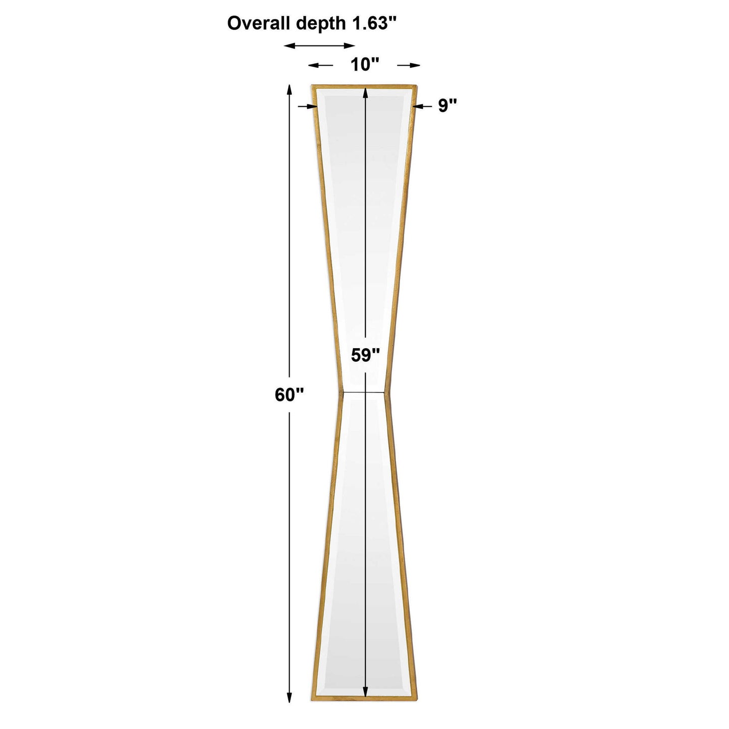 Corbata - Mirror - Gold