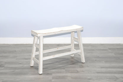 Marina - Bench With Wood Seat