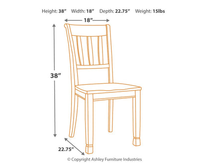 Whitesburg - Brown / Cottage White - Dining Room Side Chair (Set of 2)