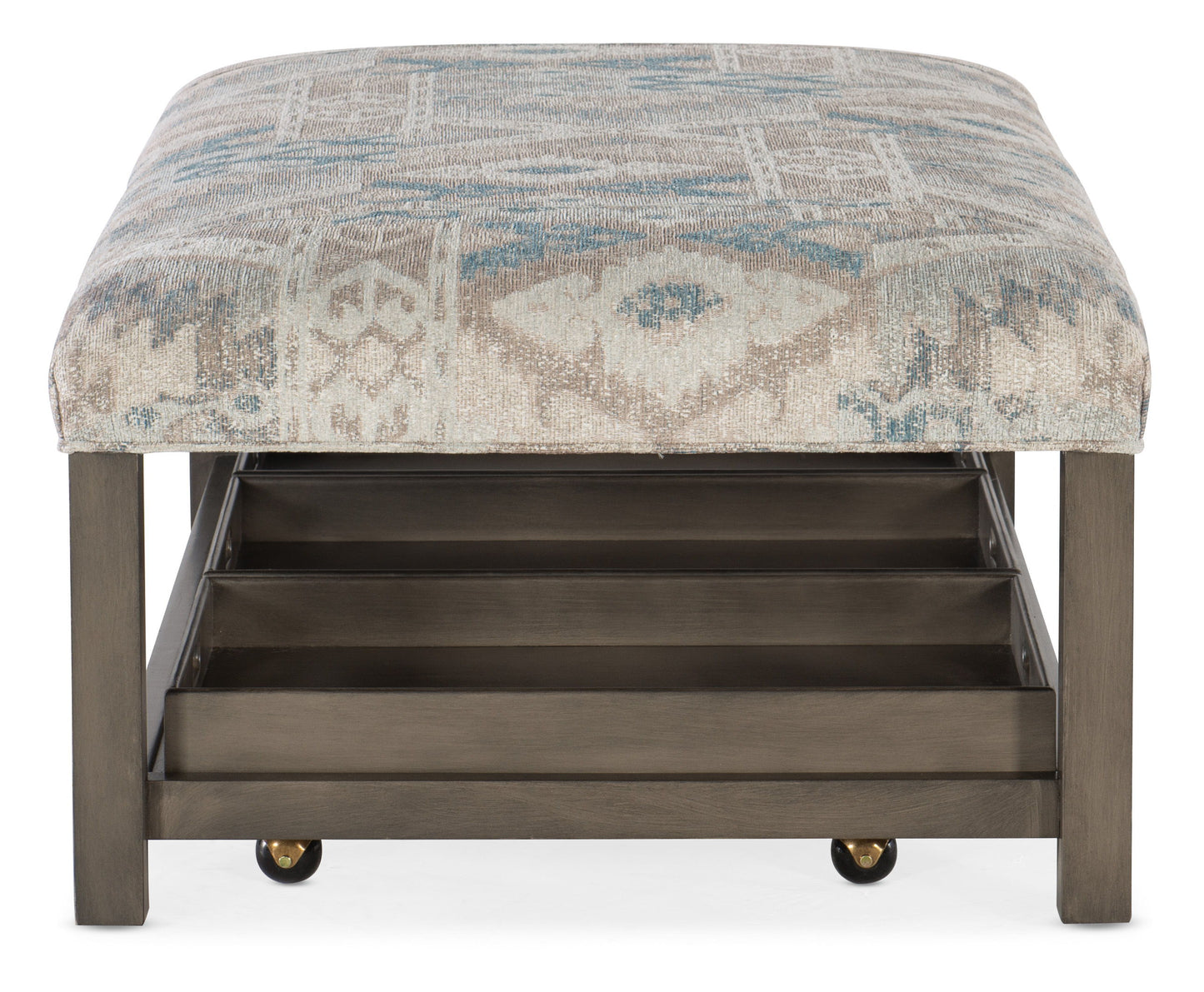 Hollis - Rectangle Non-Tufted Tray Ottoman