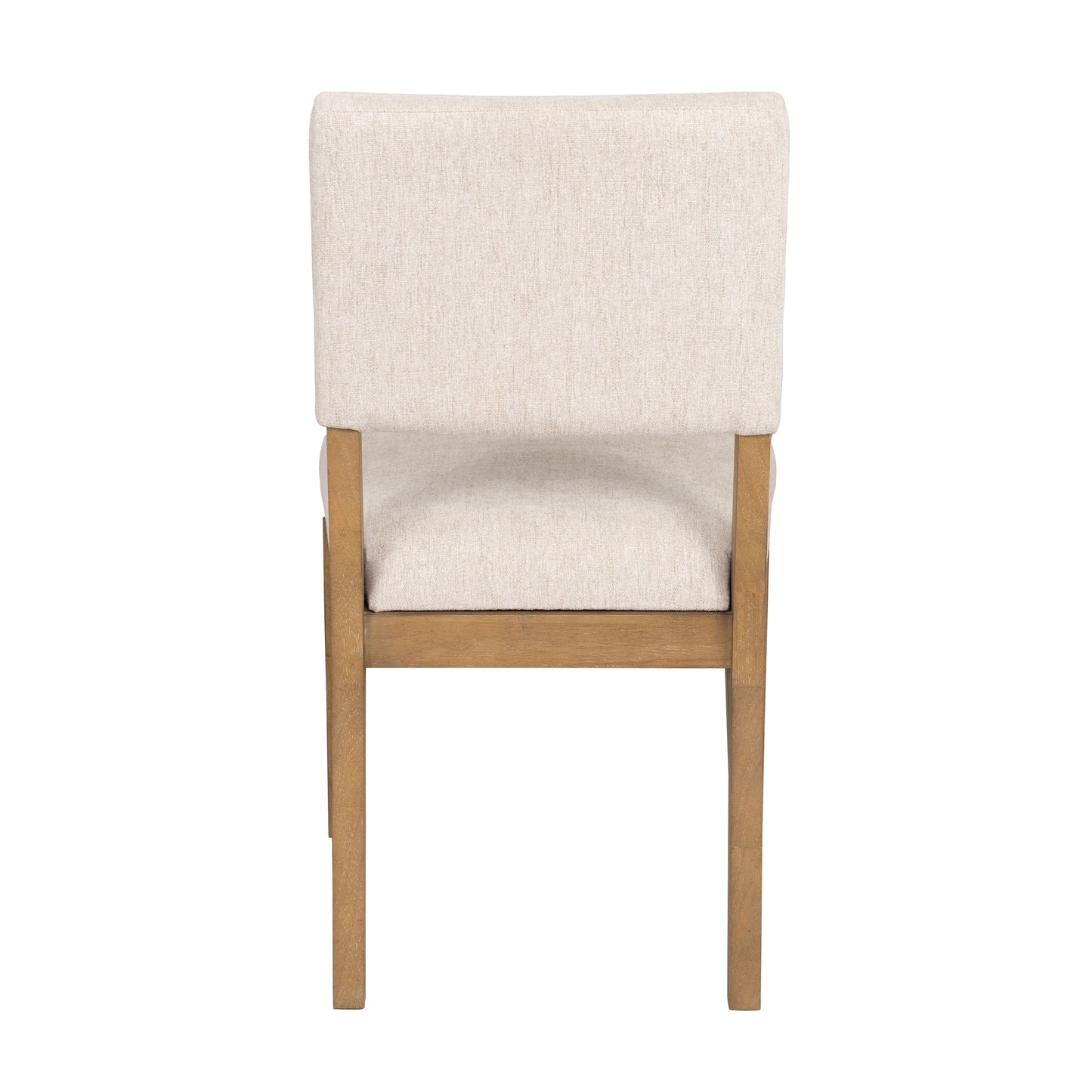 Millwork - Dining Chair (Set of 2) - White / Light Brown
