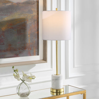 Turret - Gold Buffet Lamp