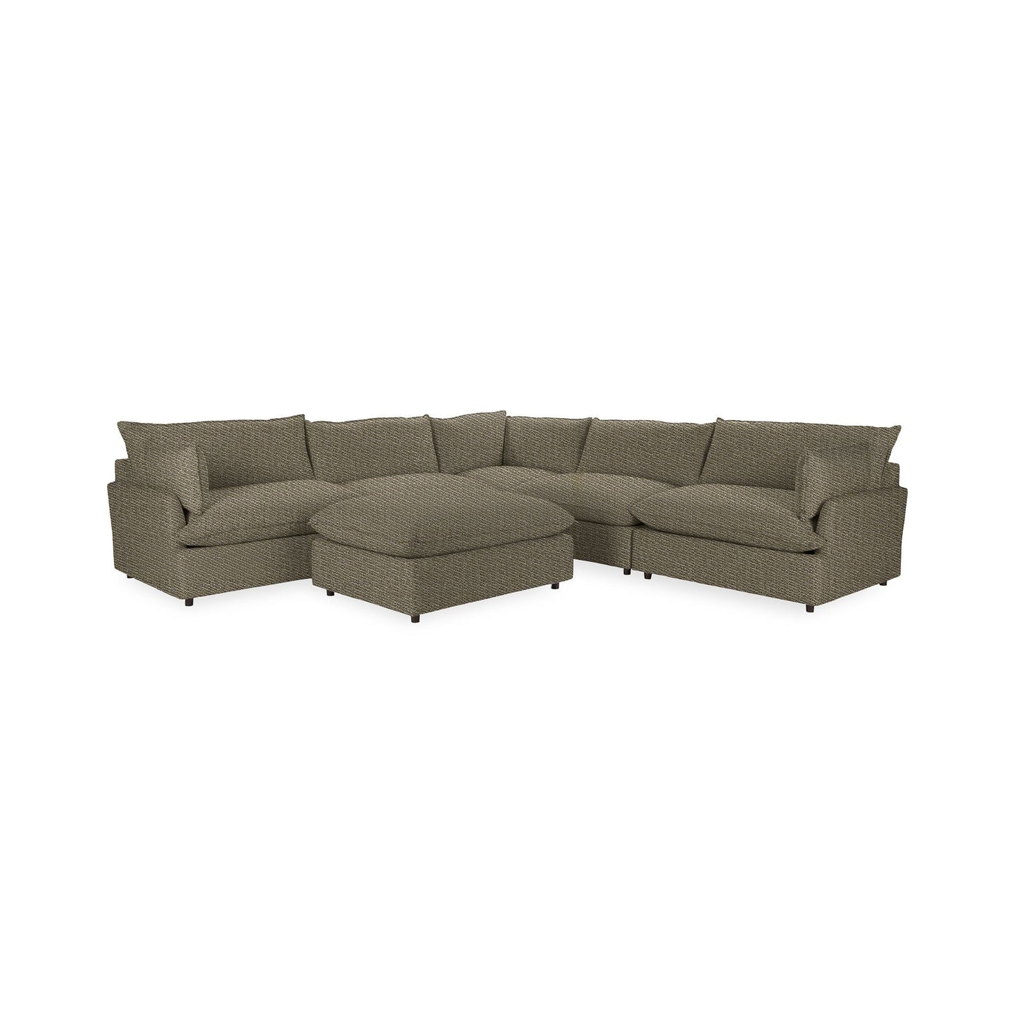 Caplan - 6 Piece Modular Sectional With Ottoman