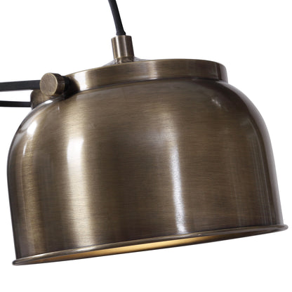 Bessemer - Industrial Floor Lamp - Light Brown