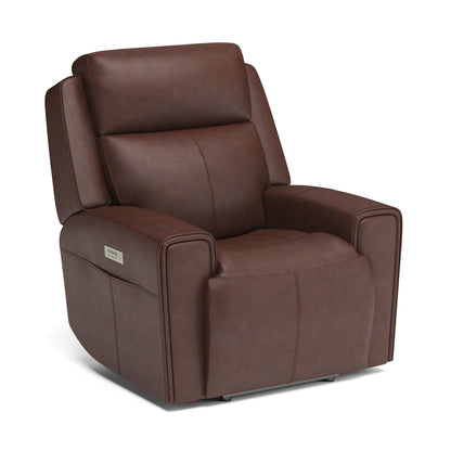 Barnett - Power Recliner with Power Headrest & Lumbar