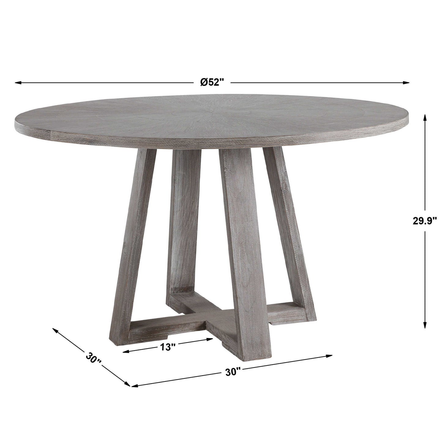 Gidran - Dining Table - Gray
