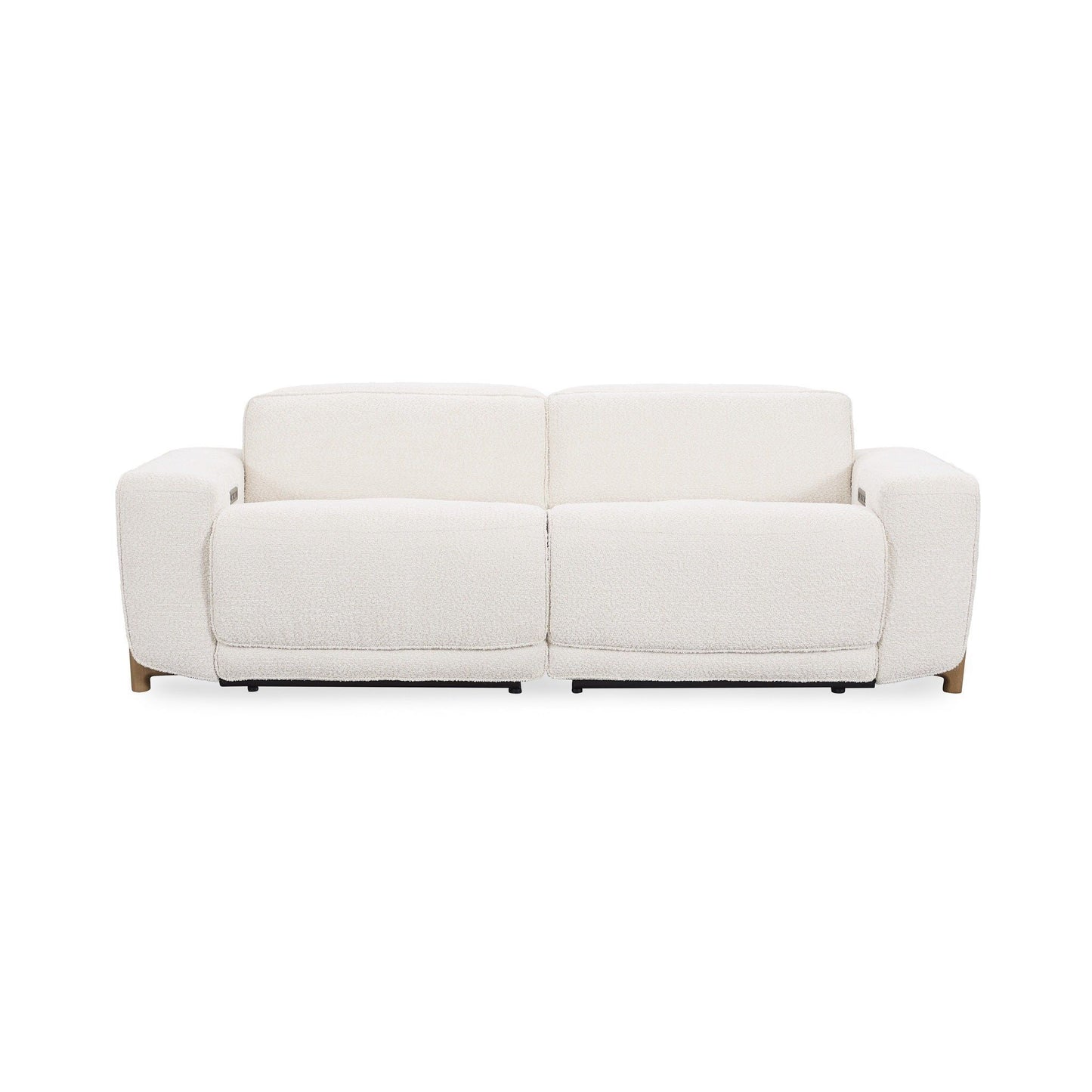 Darrow - Upholstered Power Recliner Sofa - White