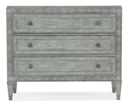 Charleston - Three-Drawer Chest - Light Blue