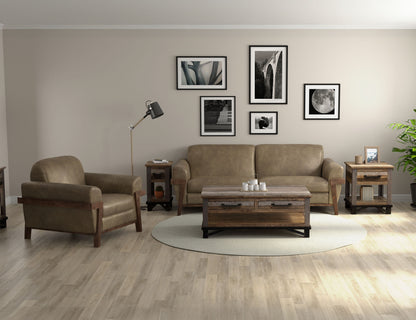 Loft - Armchair - White Smoke