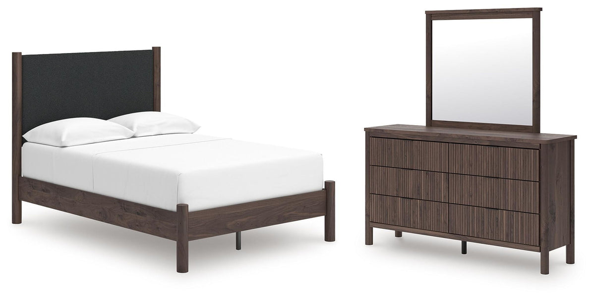Pamytta - Upholstered Platform Bedroom Set