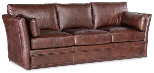 SS - Woodstock 3-Seat Sofa - Brown