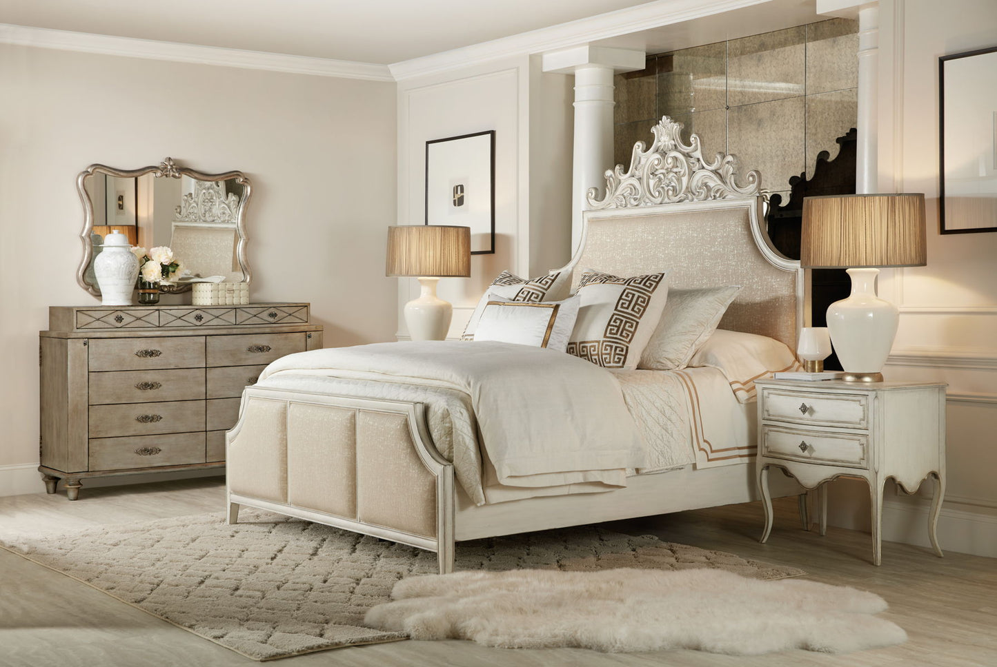 Sanctuary - Coco En Blanc Nightstand