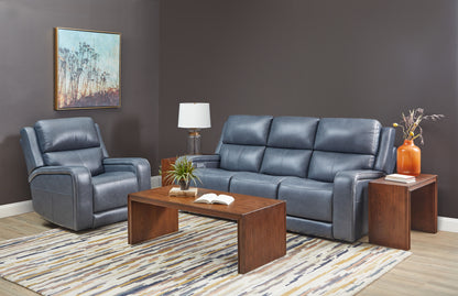 Oasis - Power Reclining Sofa With Power Headrests, Lumbar, Heat & Massage