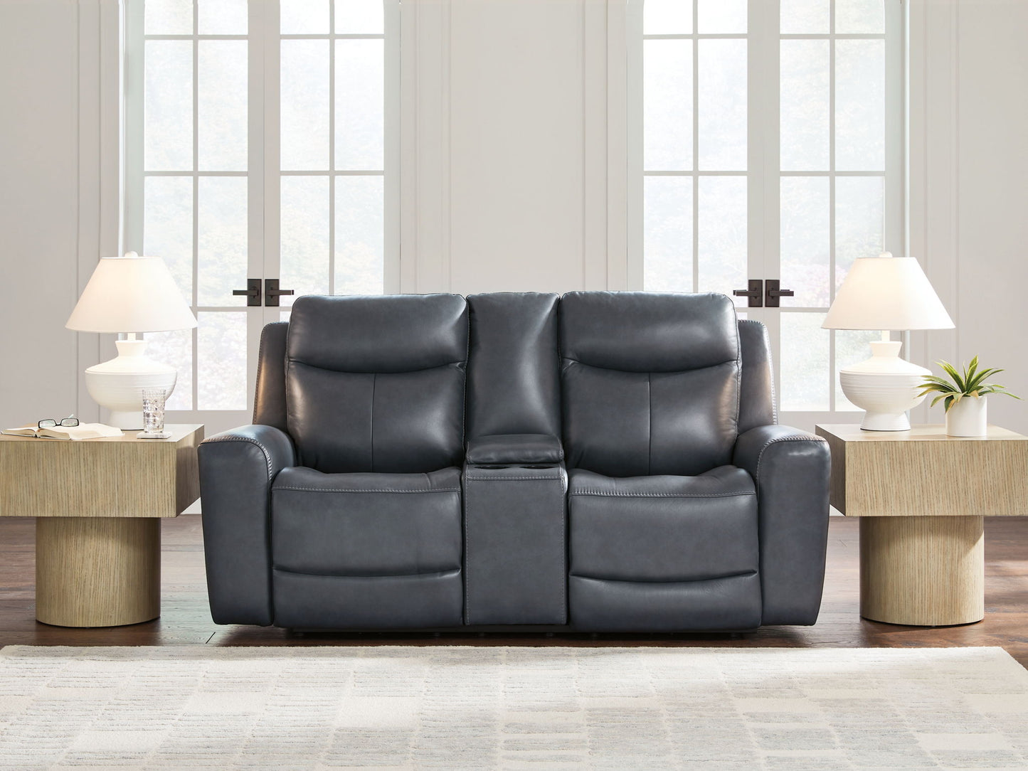 Next Move - Power Reclining Loveseat With Console / Adjustable Headrest