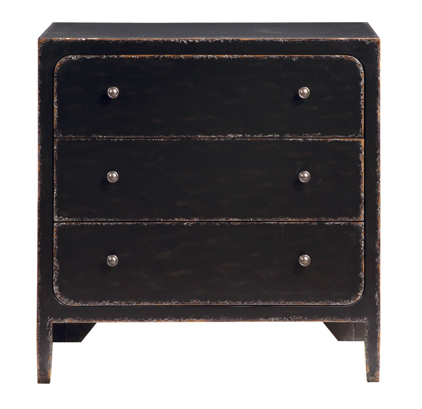 Maxfield - Three Drawer Chest - Patterson Aged Black