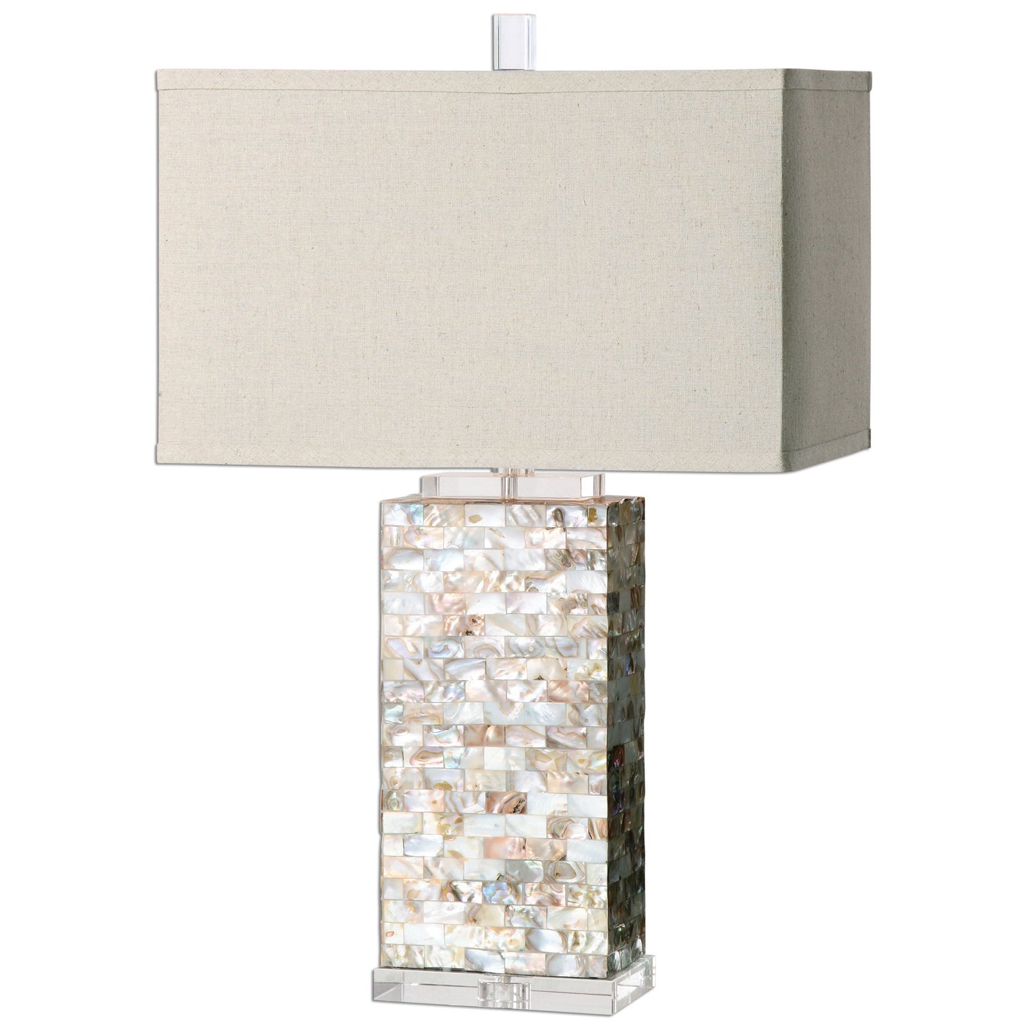 Aden - Capiz Shell Lamp - Beige