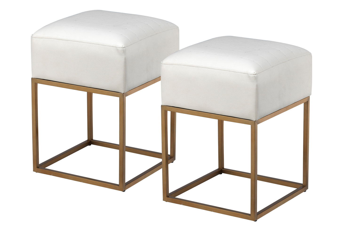 Walsh - Accent Stools (Set of 2) - Avalon Gold