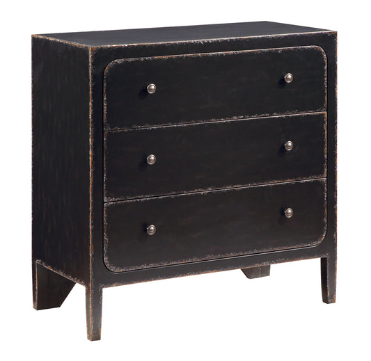 Maxfield - Three Drawer Chest - Patterson Aged Black