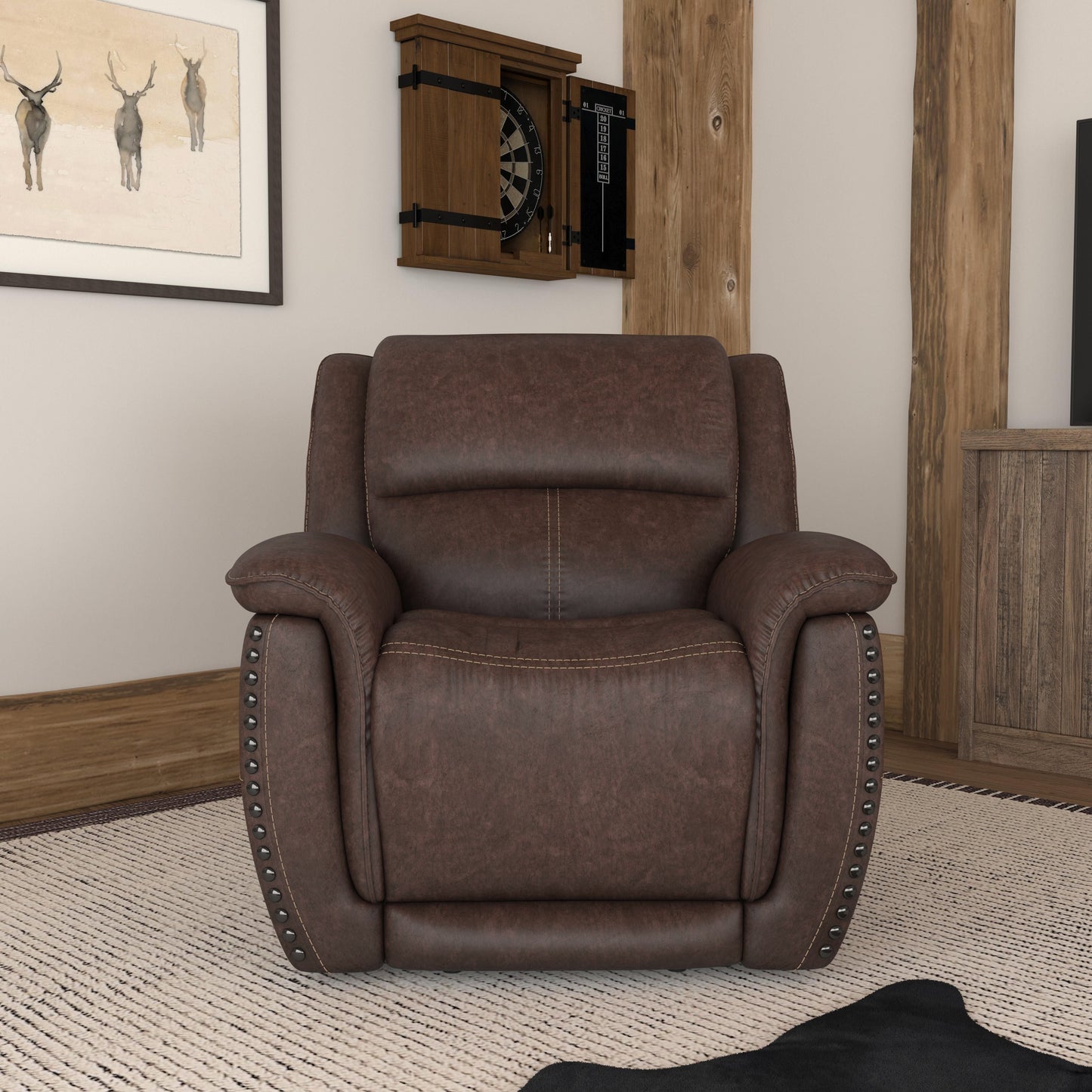 Beau - Power Recliner With Power Headrest