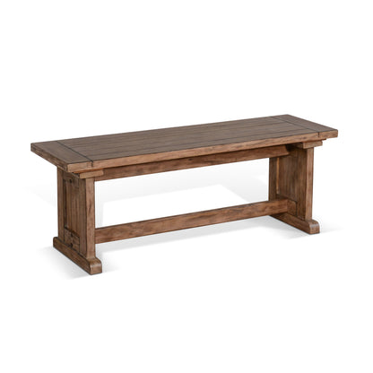 Doe Valley - Side Bench - Dark Brown