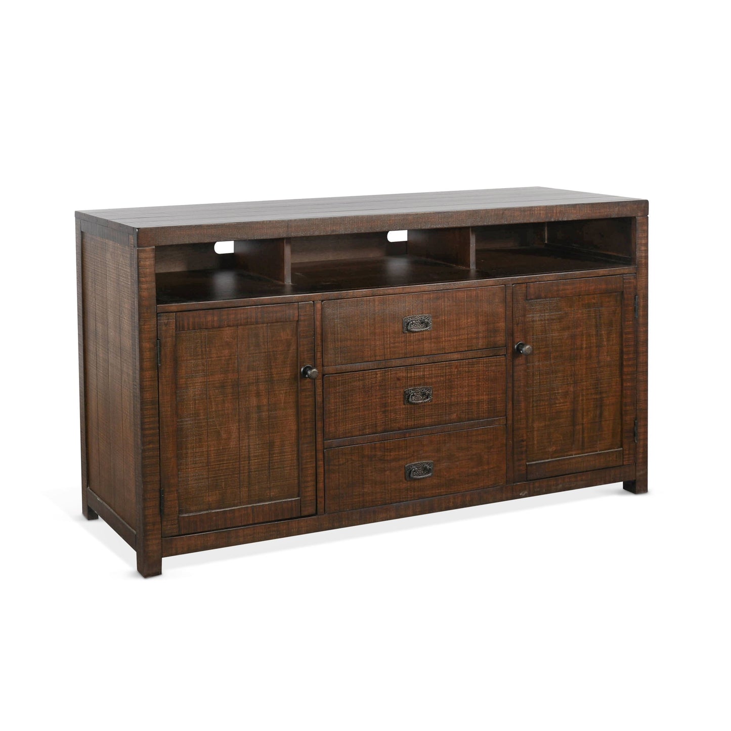 Homestead - 66" TV Console - Tobacco Leaf
