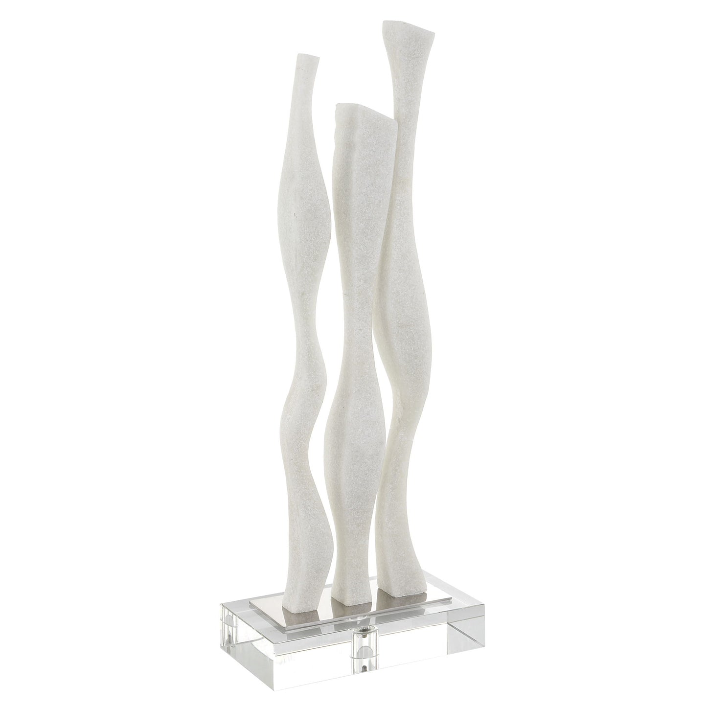 Gale - Marble Sculpture - White