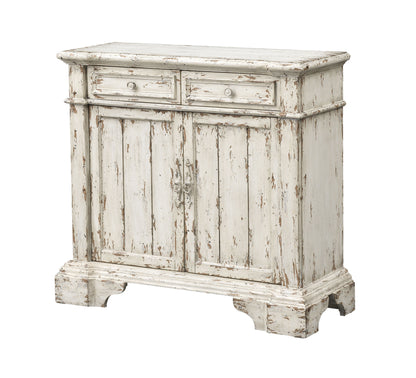 Olivia - Two Door Two Drawer Cabinet - Aged Cream