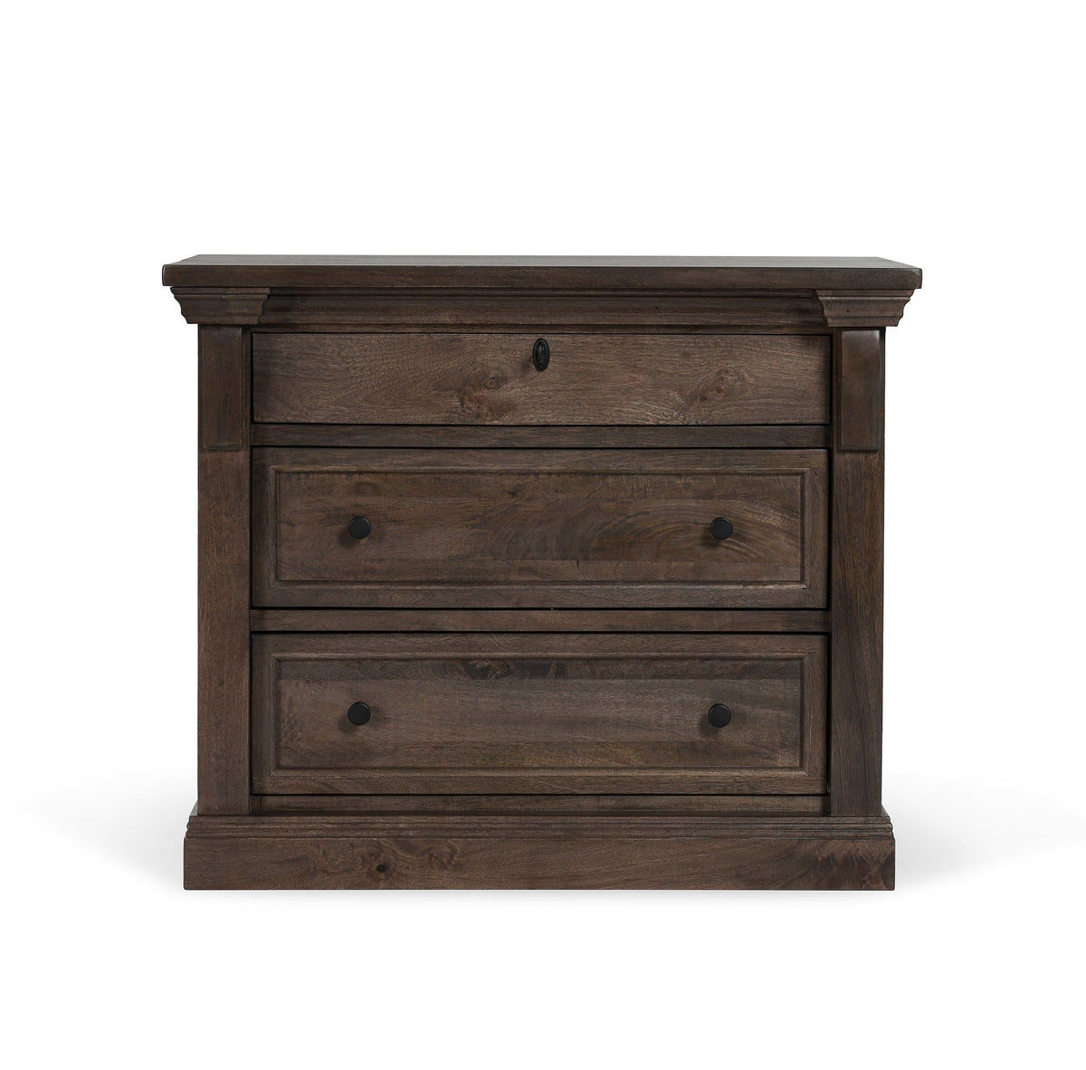 Adelaide - Wood 3 Drawer Nightstand - Cocoa Brown