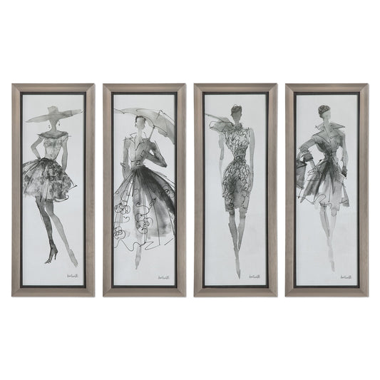 Fashion Sketchbook - Art (Set of 4) - Black