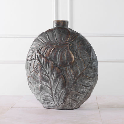 Palm - Aged Patina Paradise Vase