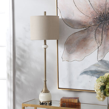 Natania - Plated Buffet Lamp - Brass