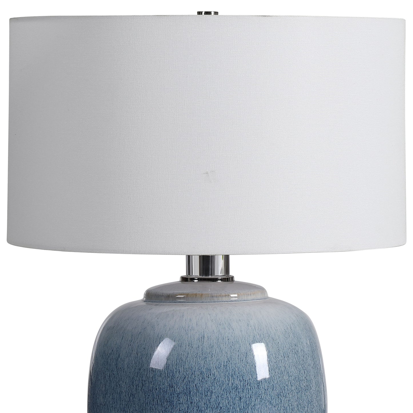 Blue Waters - Ceramic Table Lamp - Blue