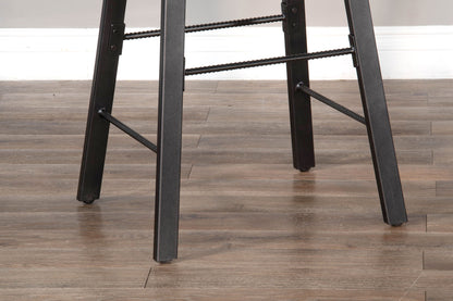 Homestead - Saddle Seat Metal Barstool (Set of 2) - Tobacco Leaf