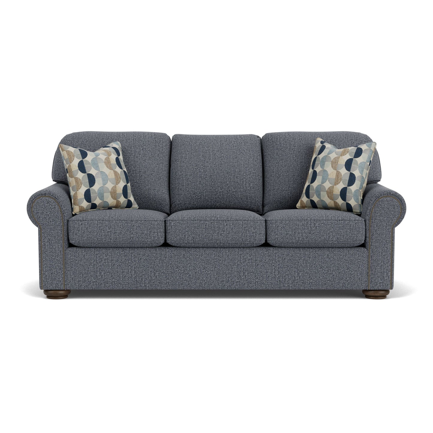 Preston - Fabric Sleeper With Nailhead Trim